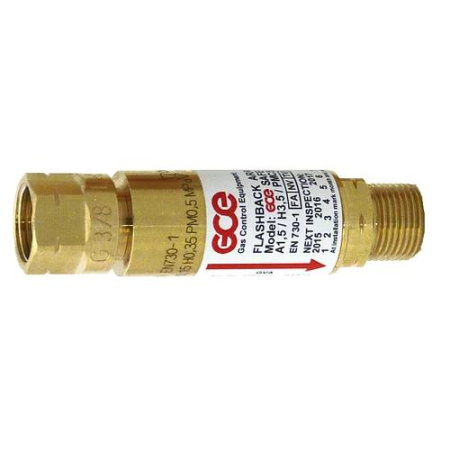 Затвор предохранительный GCE GVA 90 - Горючий газ вх/вых G1/2" LH сетевые  (14008130)