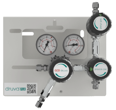 Рампа ручная одноплечевая GCE Druva MPLH0XS из хромированной латуни