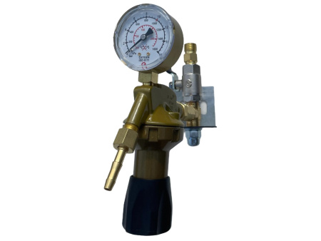 Редуктор сетевой GCE Dinset Кислород; -/10 бар; вх. G3/8", вых. G1/4"