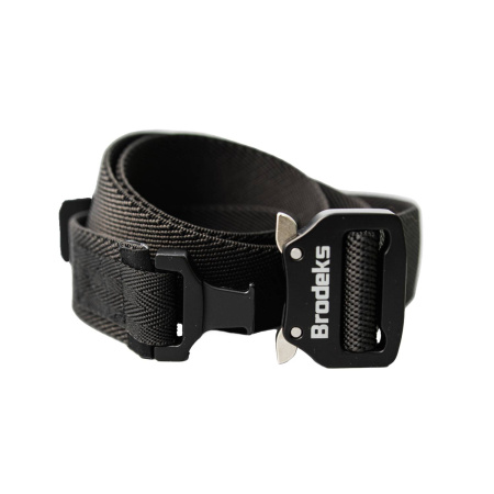 Ремень BRODEKS KM102+ stretch, черный 140см (KM102blackstr140)