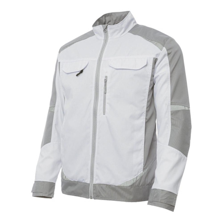 Куртка BRODEKS KS202, белый/серый (S) (KS202WHITES)