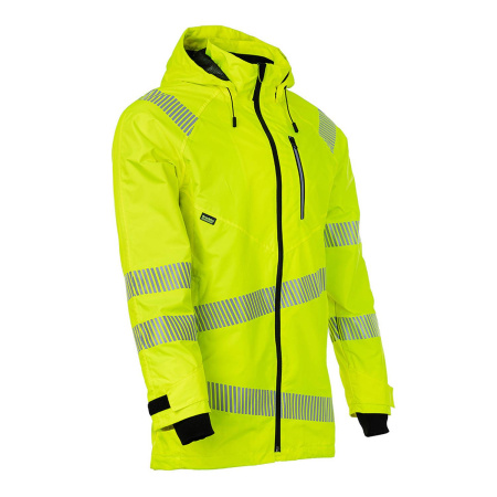 Куртка-парка сигнальная летняя BRODEKS KS223, желтый (S) (KS223YELLOWS)
