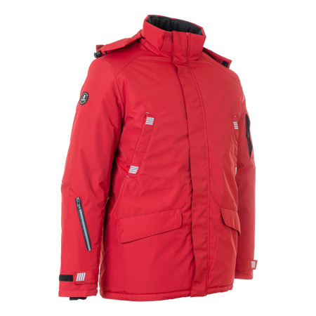 Куртка-парка зимняя BRODEKS KW204, красный (S) (KW204REDS)