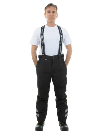 Брюки зимние BRODEKS KW306, черный