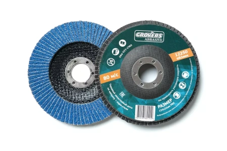 Лепестковый круг GROVERS ABRASIVE 125х22