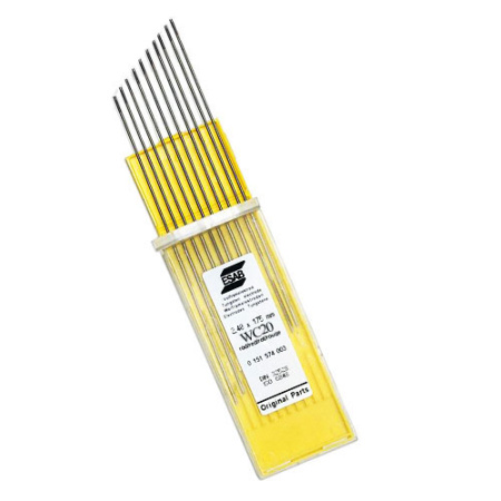 Электроды вольфрамовые ESAB Tungsten WC20 ф 1,0 мм х 150 мм (10шт.) (0151574236)