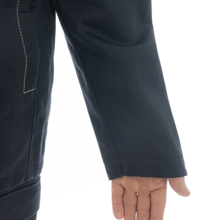 Куртка сварщика BRODEKS FS28-02, черный (L) (FS28-02BLACKL)