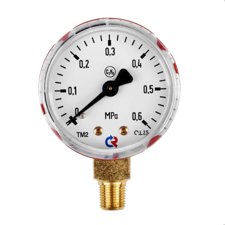 Манометр ПТК 0,6 МПа, 1/8 NPT, пропан (001.050.910)