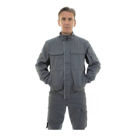 Куртка BRODEKS KS201, серый/черный (S) (KS201GREYS)