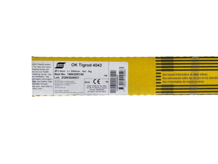 Прутки присадочные ESAB OK Tigrod 4043