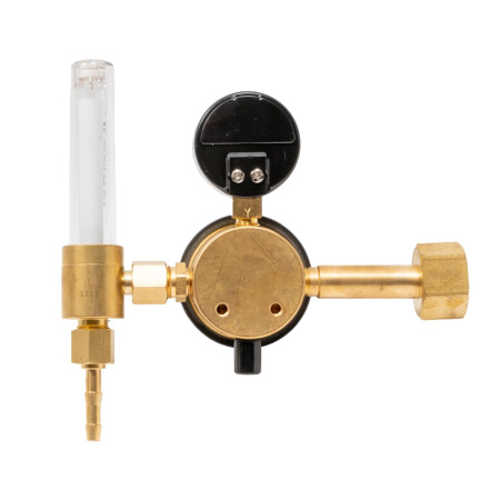 Регулятор для углекислоты и аргона KRASS Base Control SE FLOW ARG AR/CO2 - 200/- бар, вх. G3/4"; вых. G3/8"; ротаметр 0-32л/мин