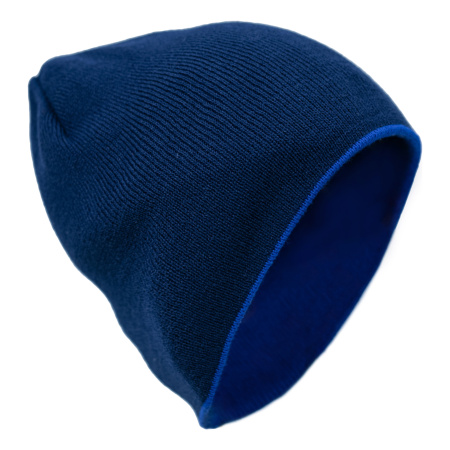 Шапка BRODEKS bicolor т.синий-синий (capBCblue)