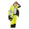 Куртка сигнальная женская BRODEKS KS229, желтый/черный (XS) (KS229YELLOWXS)
