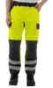 Брюки сигнальные BRODEKS KS313, желтый/черный (46) (KS313YELLOW46)