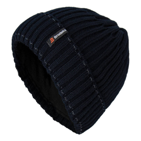 Шапка BRODEKS fleece lining т.синий (capFLblue)