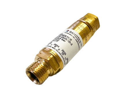 Затвор предохранительный GCE SG-3 (SP 34/FR 34, GVO 10) Горючий газ вх./вых. M16x1,5 LH