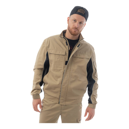 Куртка BRODEKS KS201, бежевый/черный (S) (KS201BEIGES)