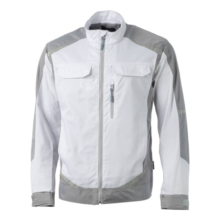 Куртка BRODEKS KS202, белый/серый (S) (KS202WHITES)