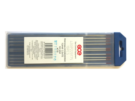 Электроды GCE WT-20 (Красные) вольфрамовые