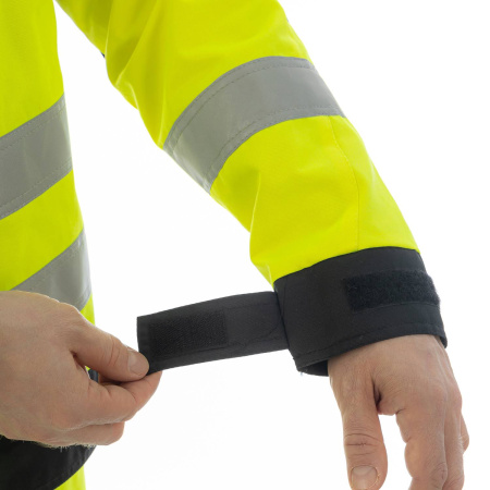 Куртка сигнальная BRODEKS KS225, желтый/черный (S) (KS225YELLOWS)