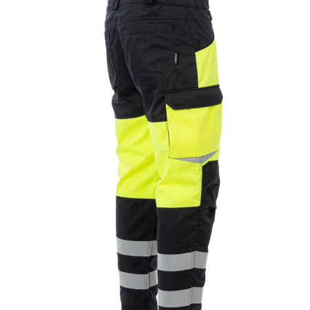 Брюки сигнальные BRODEKS KS309, желтый/черный (46) (KS309YELLOW46)