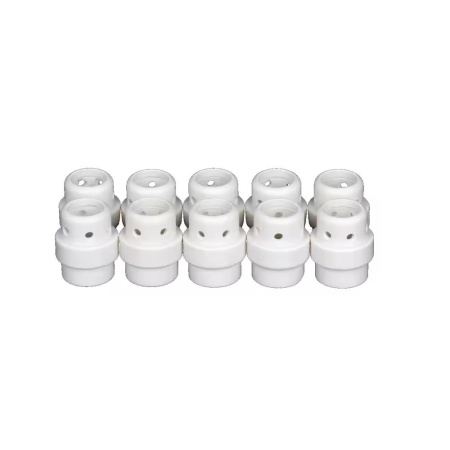 Диффузор керамический HUGONG для сварочной горелки MIG/MAG HG24 / MB24 Diffuser Ceramic. (10 шт.) (032194)