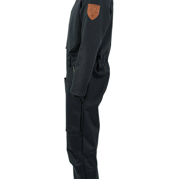 Комбинезон сварщика BRODEKS FS58-02, черный (XS) (FS58-02BLACKXS)
