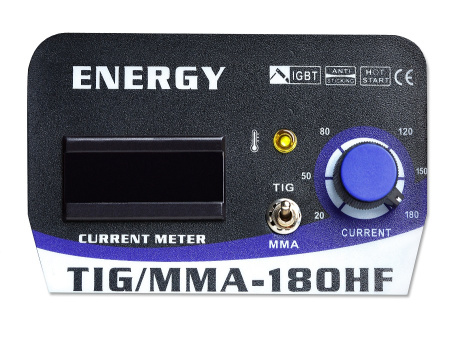 Инвертор GROVERS ENERGY TIG/MMA 180HF