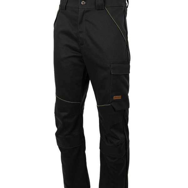 Брюки сварщика BRODEKS FS38-02, черный (46) (FS38-02BLACK46)