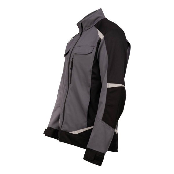 Куртка BRODEKS KS202-C, 100% хлопок, графит серый/черный (S) (KS202СGRS)