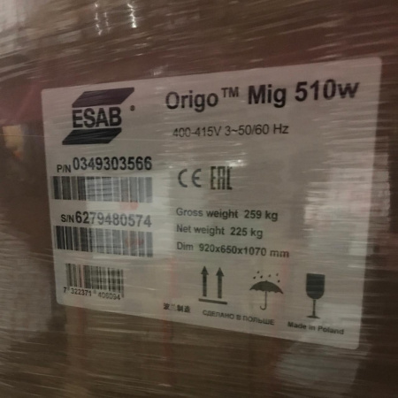 Сварочный аппарат ESAB Origo Mig 510w