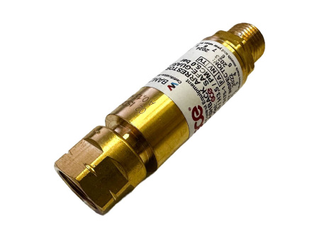 Затвор предохранительный GCE SG-3 (SP 34/FR 34, GVO 10) Горючий газ вх./вых. M16x1,5 LH