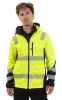 Куртка сигнальная софтшелл BRODEKS KS227, желтый/черный (S) (KS227YELLOWS)