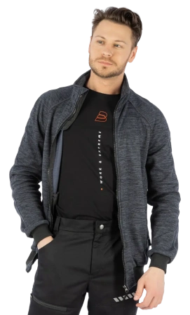 Толстовка флисовая BRODEKS KS241 cation, серый
