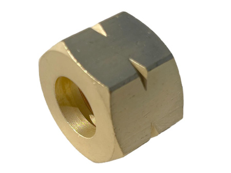 Гайка накидная GCE W21.8x1/14" LH (Латунь) (5 шт.)