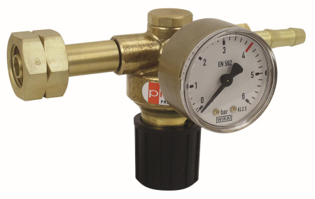 Редуктор пропановый GCE P2 - Пропан - бутан - 25/4 бар, вх. W 21,8x1/14"; вых. G 3/8" LH; 5 м3/ч