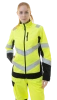 Куртка сигнальная женская BRODEKS KS229, желтый/черный (XS) (KS229YELLOWXS)