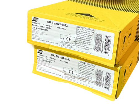 Прутки присадочные ESAB OK Tigrod 4043