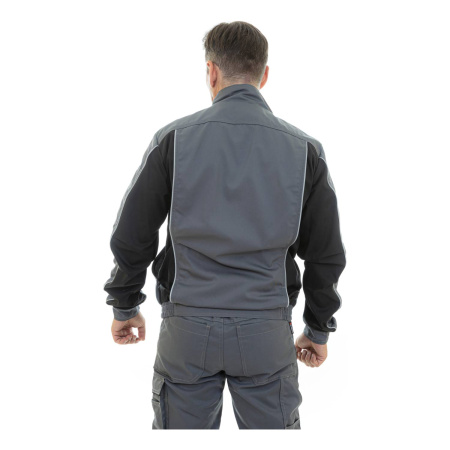 Куртка BRODEKS KS201, серый/черный (S) (KS201GREYS)