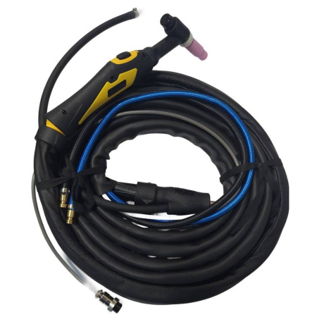 Горелка сварочная HUGONG TIG с жидкостным охлаждением, WP-18 / TIG Torch WP-18, Water-cooled дист. управл. током (5-pin)