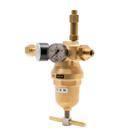 Редуктор рамповый GCE CR 60 (РКЗ-500) Кислород/Инертные газы 200/16 бар вх. G3/4, вых. G1/2; 400 м3/час