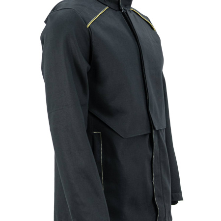 Куртка сварщика BRODEKS FS28-02, черный (L) (FS28-02BLACKL)