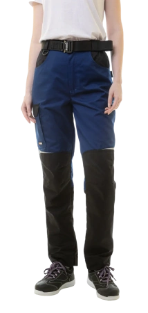 Брюки рабочие женские BRODEKS KS328, синий/черный