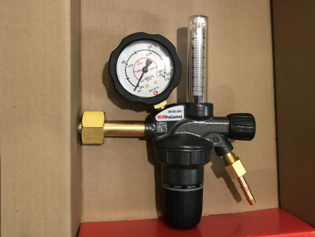 Редуктор углекислотный GCE ProControl Ar/CO2 - Aргон/СО2 - 200/ - бар, вх. G3/4"; вых. G1/4"; ротаметр 0-30л/мин
