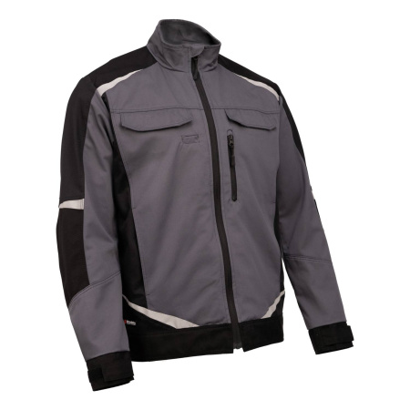 Куртка BRODEKS KS202-C, 100% хлопок, графит серый/черный (S) (KS202СGRS)