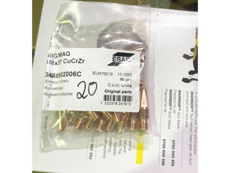 Наконечник контактный ESAB Contact tip CuCrZr w1.2мм M8x37