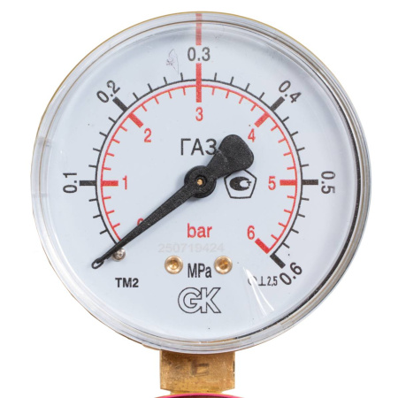 Манометр пропановый KRASS 0,3/0,6 МПа, 63 мм, G1/4"