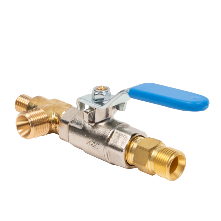 Шаровой кран с коленом GCE Dinline/Dinflow (Кислород) G3/8"