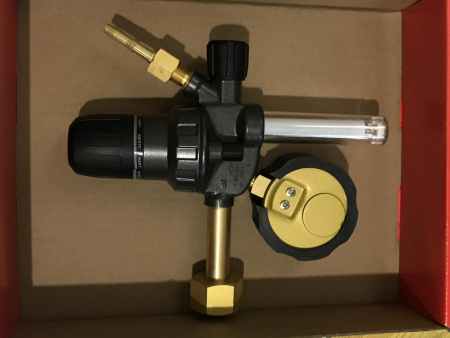 Редуктор углекислотный GCE ProControl Ar/CO2 - Aргон/СО2 - 200/ - бар, вх. G3/4"; вых. G1/4"; ротаметр 0-30л/мин