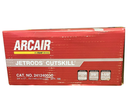 Электроды угольные ESAB ArcAir CutSkill DC Jointed стыкуемые омеднённые